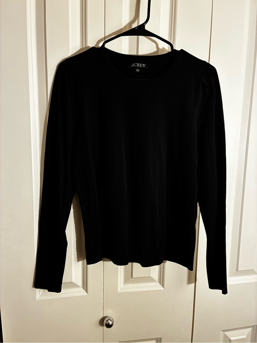 J. Crew Black Crewneck Tee